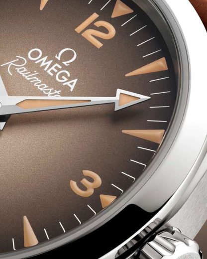 Omega New Seamaster Railmaster 38 mm, steel on leather strap 235.12.38.20.13.001 - Image 5