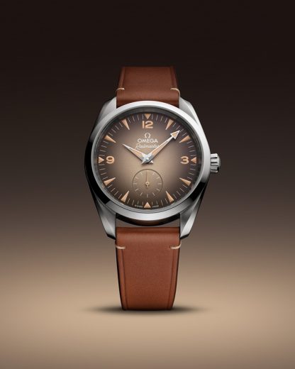 Omega New Seamaster Railmaster 38 mm, steel on leather strap 235.12.38.20.13.001 - Image 4