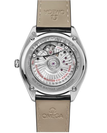 Omega New York Seamaster Boutique Editions 39.5 mm, steel on leather strap 511.13.40.20.02.002 - Image 2