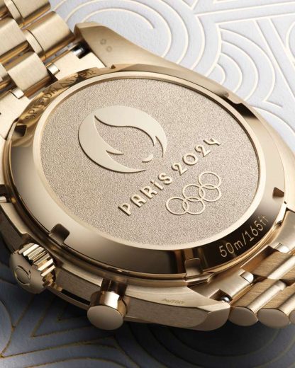 Omega Paris 2024 Speedmaster Chronoscope 43 mm, Moonshine™ gold on Moonshine™ gold 522.60.43.51.02.001 - Image 3