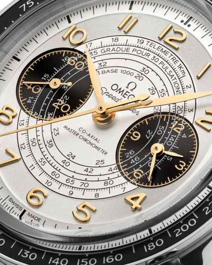 Omega Paris 2024 Speedmaster Chronoscope 43 mm, steel on leather strap 522.32.43.51.02.001 - Image 3