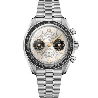 Omega Paris 2024 Speedmaster Chronoscope 43 mm, steel on steel 522.30.43.51.02.001