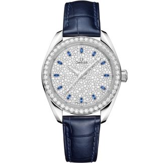 Omega Seamaster Aqua Terra 150M 34 mm, Canopus Gold™ on alligator 220.58.34.20.99.007