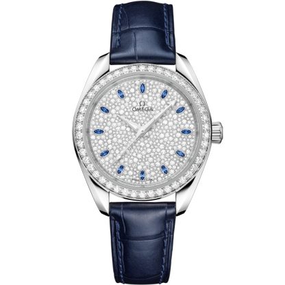 Omega Seamaster Aqua Terra 150M 34 mm, Canopus Gold™ on alligator 220.58.34.20.99.007