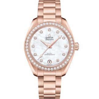 Omega Seamaster Aqua Terra 150M 34 mm, Sedna™ gold on Sedna™ gold 220.55.34.20.55.001