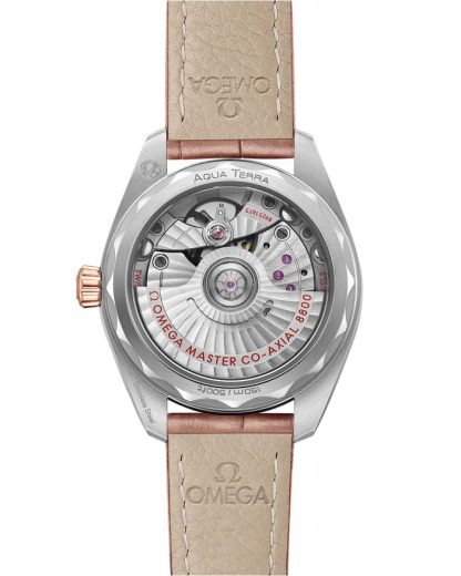 Omega Seamaster Aqua Terra 150M 34 mm, steel - Sedna™ gold on leather strap 220.28.34.20.59.001 - Image 2