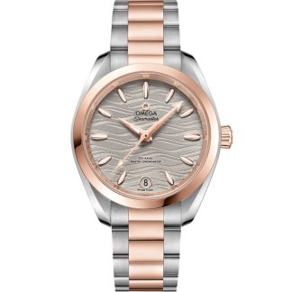 Omega Seamaster Aqua Terra 150M 34 mm, steel - Sedna™ gold on steel - Sedna™ gold 220.20.34.20.06.001