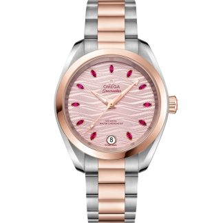Omega Seamaster Aqua Terra 150M 34 mm, steel - Sedna™ gold on steel - Sedna™ gold 220.20.34.20.60.001