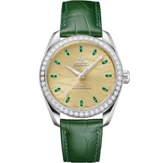 Omega Seamaster Aqua Terra 150M 38 mm, Canopus Gold™ on alligator 220.58.38.20.99.008