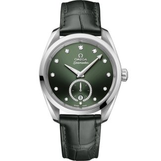 Omega Seamaster Aqua Terra 150M 38 mm, steel on leather strap 220.13.38.20.60.001