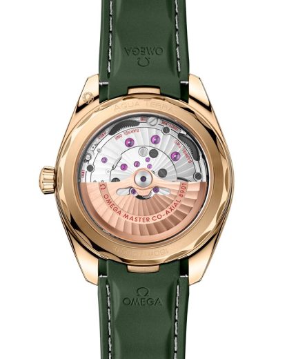 Omega Seamaster Aqua Terra 150M 41 mm, Moonshine™ gold on rubber strap 220.52.41.21.10.001 - Image 2