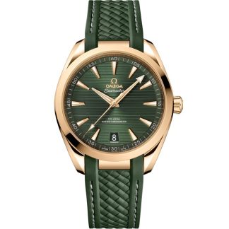 Omega Seamaster Aqua Terra 150M 41 mm, Moonshine™ gold on rubber strap 220.52.41.21.10.001