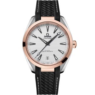 Omega Seamaster Aqua Terra 150M 41 mm, steel - Sedna™ gold on rubber strap 220.22.41.21.02.001