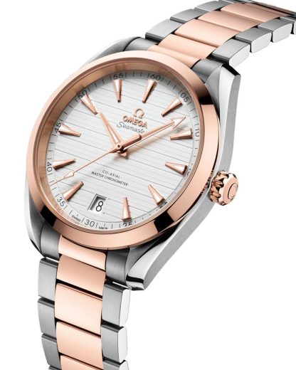 Omega Seamaster Aqua Terra 150M 41 mm, steel - Sedna™ gold on steel - Sedna™ gold 220.20.41.21.02.001 - Image 2