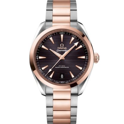 Omega Seamaster Aqua Terra 150M 41 mm, steel - Sedna™ gold on steel - Sedna™ gold 220.20.41.21.06.001