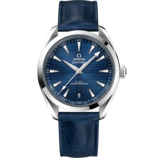 Omega Seamaster Aqua Terra 150M 41 mm, steel on leather strap 220.13.41.21.03.003