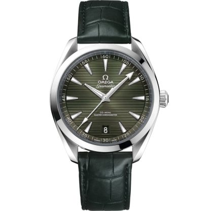 Omega Seamaster Aqua Terra 150M 41 mm, steel on leather strap 220.13.41.21.10.001