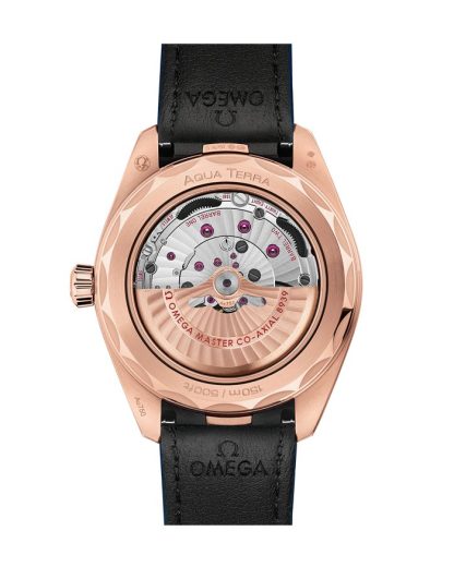 Omega Seamaster Aqua Terra 150M 43 mm, Sedna™ gold on leather strap 220.53.43.22.02.001 - Image 2