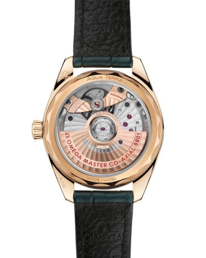 Omega Seamaster Aqua Terra Shades 34 mm, Moonshine™ gold on leather strap 220.53.34.20.10.001 - Image 2