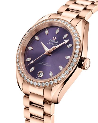 Omega Seamaster Aqua Terra Shades 34 mm, Sedna™ gold on Sedna™ gold 220.55.34.20.60.001 - Image 3