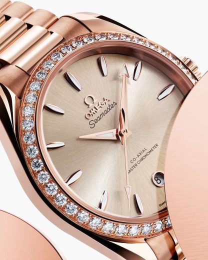 Omega Seamaster Aqua Terra Shades 38 mm, Sedna™ gold on Sedna™ gold 220.55.38.20.09.001 - Image 4