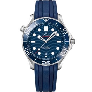 Omega Seamaster Diver 300M 42 mm, steel on rubber strap 210.32.42.20.03.001
