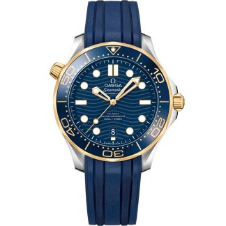 Omega Seamaster Diver 300M 42 mm, steel - yellow gold on rubber strap 210.22.42.20.03.001
