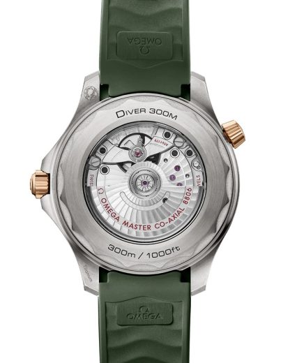 Omega Seamaster Diver 300M 42 mm, titanium - Bronze gold on rubber strap 210.92.42.20.10.001 - Image 2