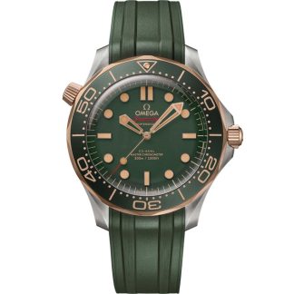 Omega Seamaster Diver 300M 42 mm, titanium - Bronze gold on rubber strap 210.92.42.20.10.001