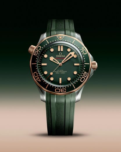 Omega Seamaster Diver 300M 42 mm, titanium - Bronze gold on rubber strap 210.92.42.20.10.001 - Image 3