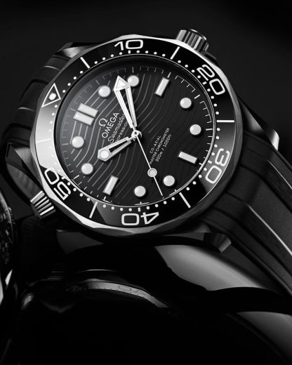 Omega Seamaster Diver 300M 43.5 mm, black ceramic on rubber strap 210.92.44.20.01.001 - Image 3