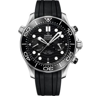 Omega Seamaster Diver 300M 44 mm, steel on rubber strap 210.32.44.51.01.001
