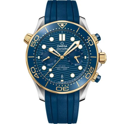 Omega Seamaster Diver 300M 44 mm, steel - yellow gold on rubber strap 210.22.44.51.03.001