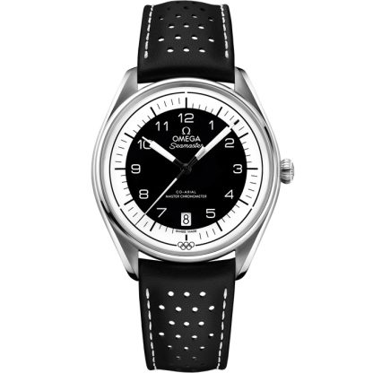 Omega Seamaster Olympic Official Timekeeper 39.5 mm, steel on leather strap 522.32.40.20.01.003