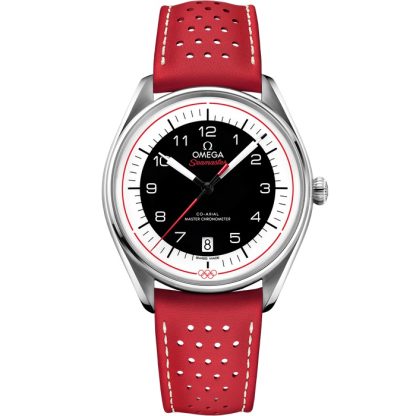Omega Seamaster Olympic Official Timekeeper 39.5 mm, steel on leather strap 522.32.40.20.01.004