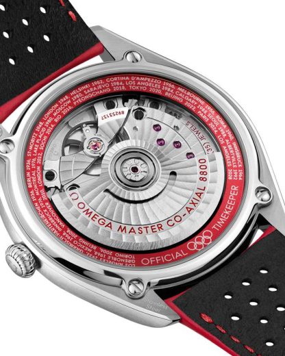 Omega Seamaster Olympic Official Timekeeper 39.5 mm, steel on leather strap 522.32.40.20.01.004 - Image 3