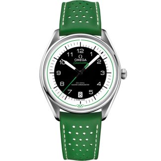 Omega Seamaster Olympic Official Timekeeper 39.5 mm, steel on leather strap 522.32.40.20.01.005