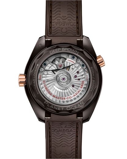 Omega Seamaster Planet Ocean 600M 39.5 mm, brown ceramic on rubber strap 215.62.40.20.13.001 - Image 2
