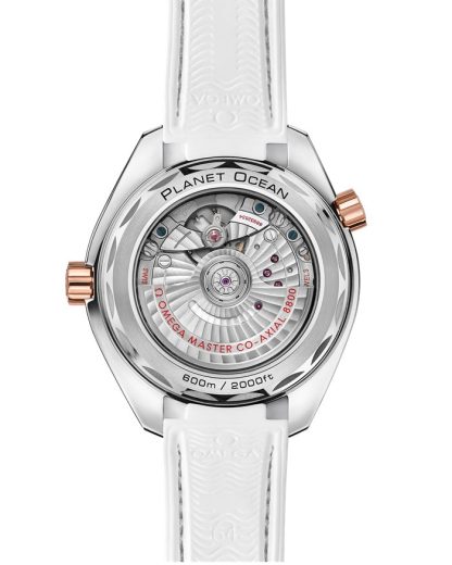 Omega Seamaster Planet Ocean 600M 39.5 mm, steel - Sedna™ gold on leather strap with rubber lining 215.23.40.20.04.001 - Image 2