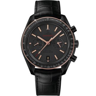 Omega Sedna Black Speedmaster Dark Side of the Moon 44.25 mm, black ceramic on leather strap 311.63.44.51.06.001