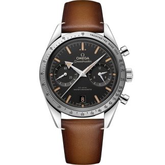 Omega Speedmaster '57 40.5 mm, steel on leather strap 332.12.41.51.01.001