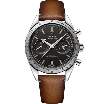 Omega Speedmaster '57 40.5 mm, steel on leather strap 332.12.41.51.01.001