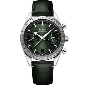 Omega Speedmaster '57 40.5 mm, steel on leather strap 332.12.41.51.10.001