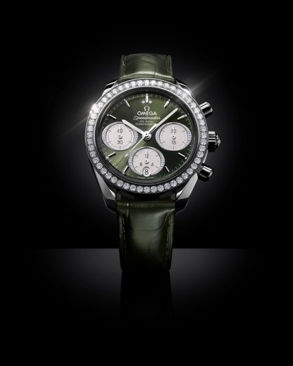 Omega Speedmaster 38 38 mm, steel on alligator 324.18.38.50.60.001 - Image 5