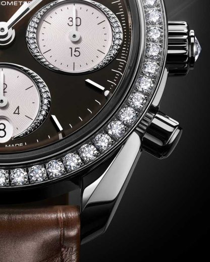Omega Speedmaster 38 38 mm, steel on alligator 324.18.38.50.63.001 - Image 8