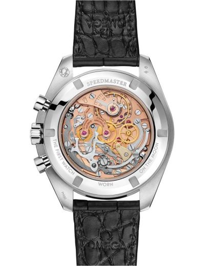 Omega Speedmaster Calibre 321 42 mm, platinum on leather strap 311.93.42.30.99.001 - Image 2