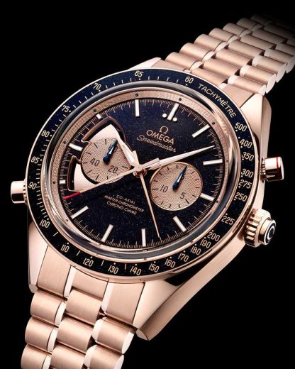 Omega Speedmaster Chrono Chime 45 mm, Sedna™ gold on Sedna™ gold 522.50.45.52.03.001 - Image 3