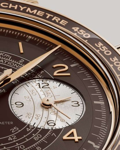 Omega Speedmaster Chronoscope 43 mm, Bronze gold on leather strap 329.92.43.51.10.001 - Image 4