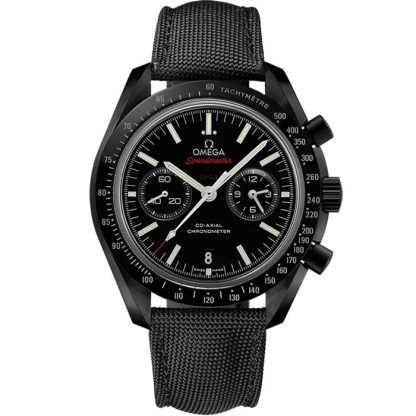 Omega Speedmaster Dark Side of the Moon 44.25 mm, black ceramic on coated nylon fabric strap with foldover clasp 311.92.44.51.01.007