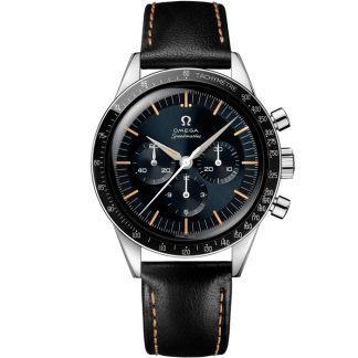 Omega Speedmaster First OMEGA in Space 39.7 mm, steel on leather strap 310.32.40.50.06.001